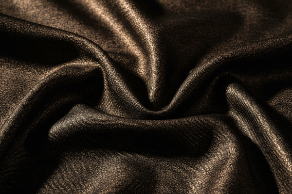 Détail de la soie de mûrier du masque Noctya